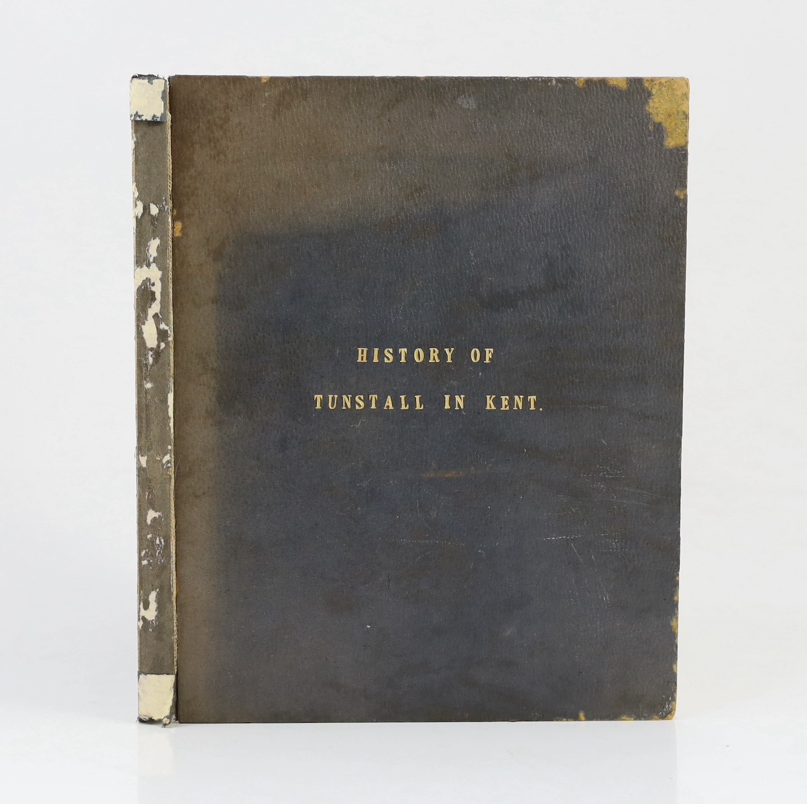 KENT: Fussell, L. - A Journey Round the Coast of Kent ... being Original Notes made during a Summer Excursion. coloured and folded map: rebound half calf and marbled boards, 1818